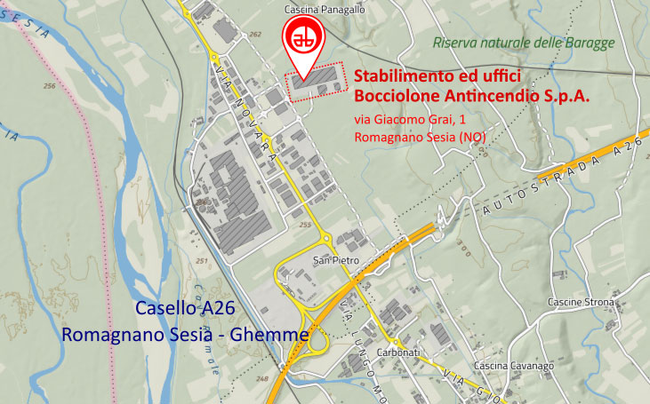 map sede romagnano