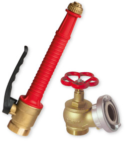 Nozzles and fire valves