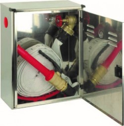 ART.2/TX - DA ESTERNO CON PORTELLO PIENO CASSETTA ACCIAIO INOX