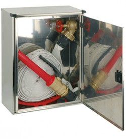 ART.2/TX - DA ESTERNO CON PORTELLO PIENO CASSETTA ACCIAIO INOX