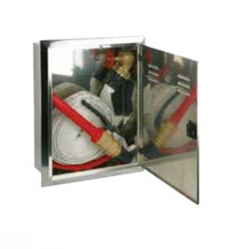 ART.2/UX - DA INCASSO CON PORTELLO PIENO CASSETTA ACCIAIO INOX