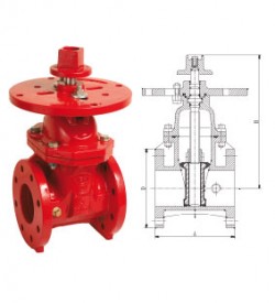 ART. 959/FM SARACINESCA NRS, VITE INTERNA, FLANGIA PN16-ANSI150